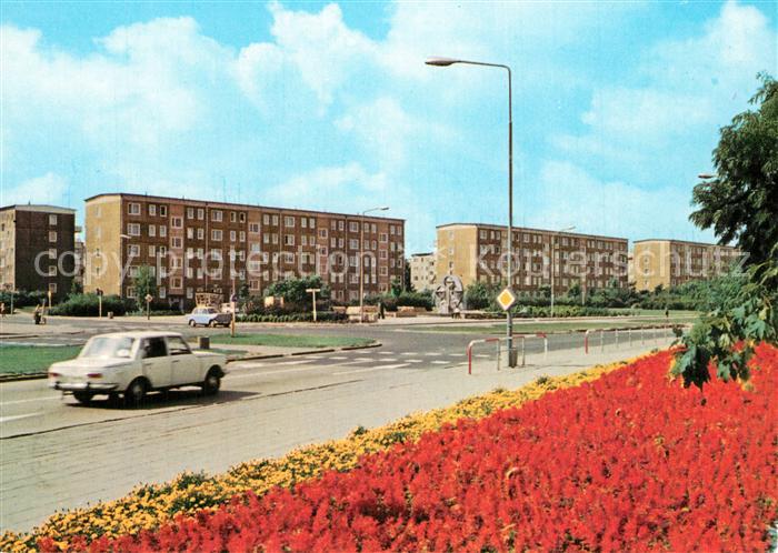 Suedstadt Rostock Wohnsiedlung Plattenbauten