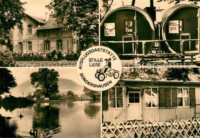 Sondershausen Thueringen Ausflugsgaststaette Stille Liebe Hammateich Anglerheim