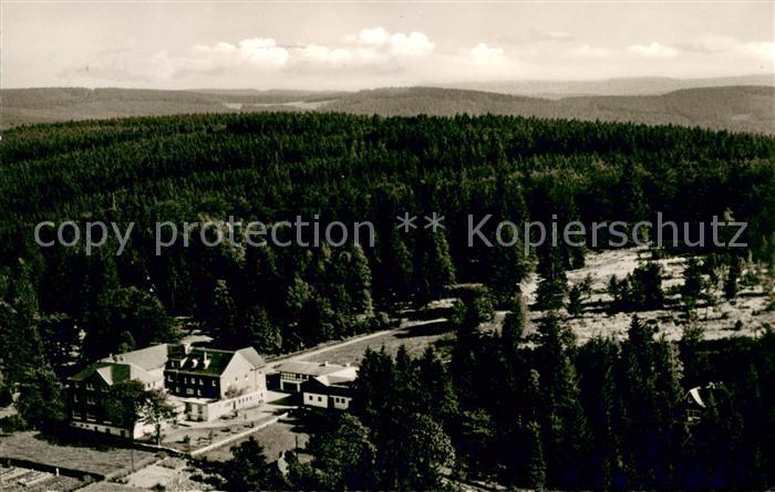 Fleckenberg Fliegeraufnahme Jagdhaus Wiese Hotel Pension