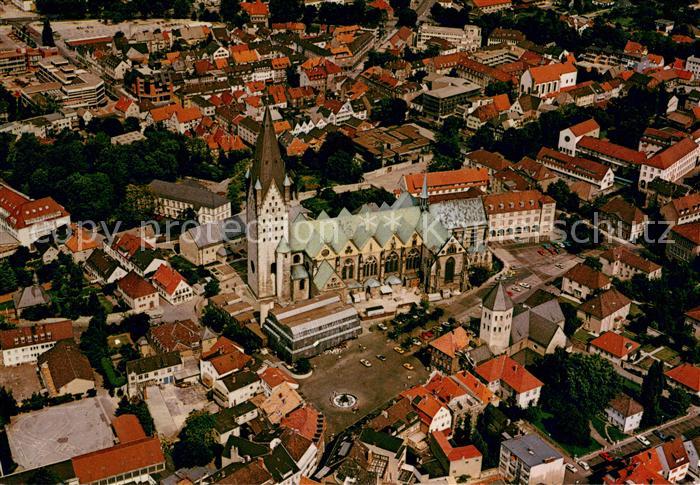 Paderborn Fliegeraufnahme Dompartie