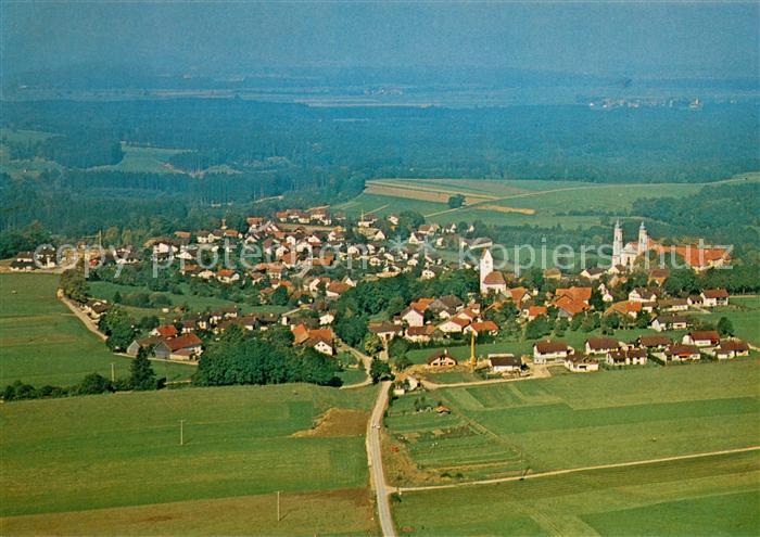Irsee Markt Fliegeraufnahme bei Kaufbeuren