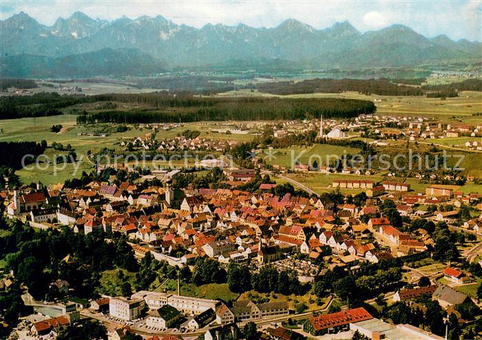 Schongau Bayern Fliegeraufnahme