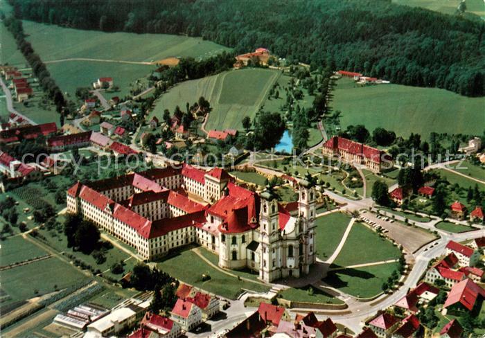 Ottobeuren Fliegeraufnahme Benediktinerabtei und Basilika