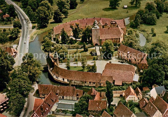 Burgsteinfurt Fliegeraufnahme Schlo? mit Vorhof