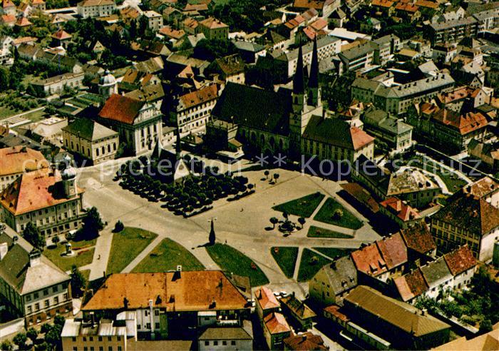 Altoetting Fliegeraufnahme Kapellplatz