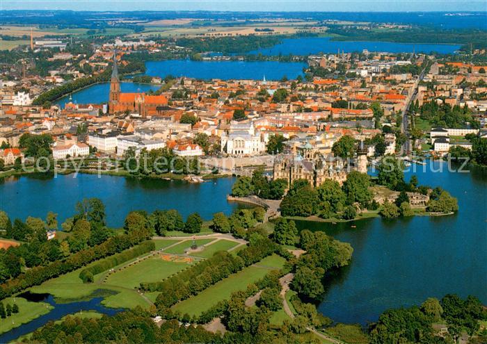 Schwerin Mecklenburg Fliegeraufnahme