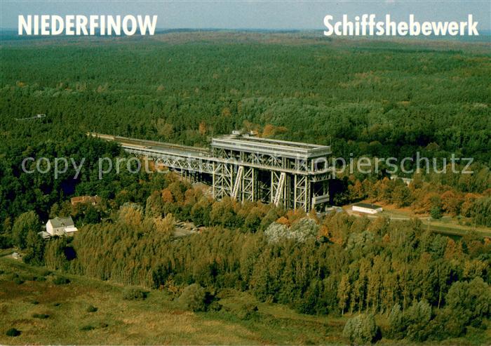 Niederfinow Schiffshebewerk Fliegeraufnahme