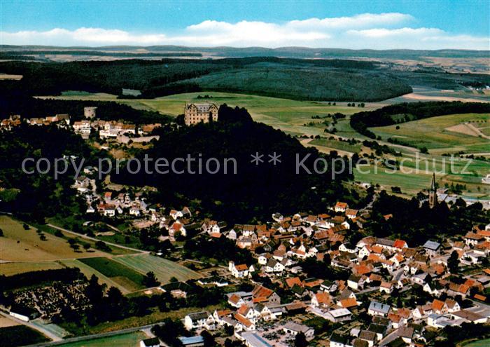 Fischbachtal Odenwald Fliegeraufnahme Lichtenberg Niedernhausen