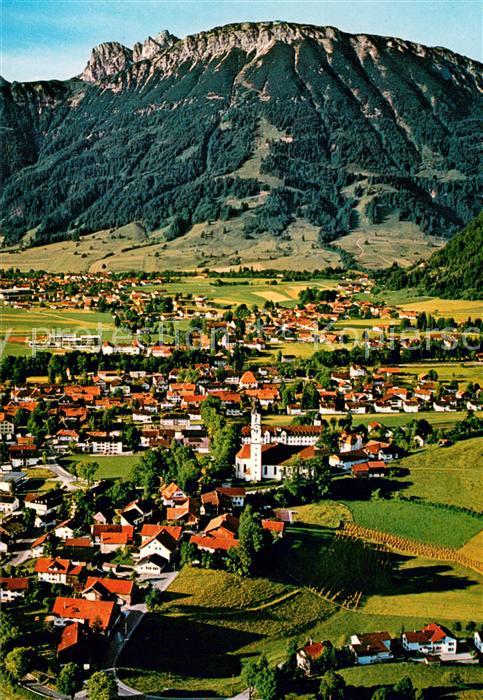 Pfronten Ostallgaeu Bayern Fliegeraufnahme Aggenstein Breitenberg