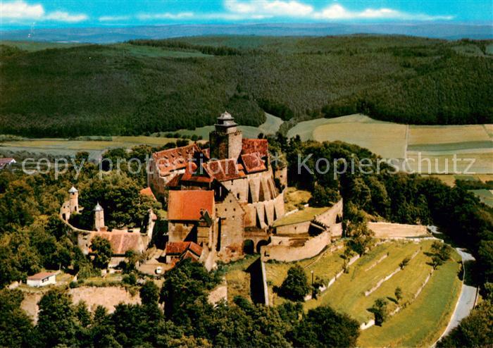 Neustadt Odenwald Burg Breuberg Fliegeraufnahme