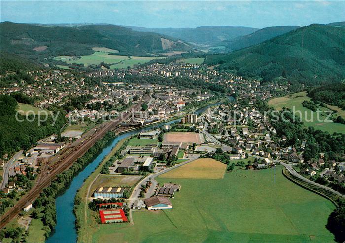 Plettenberg Fliegeraufnahme Eiringhausen Eschensiedlung