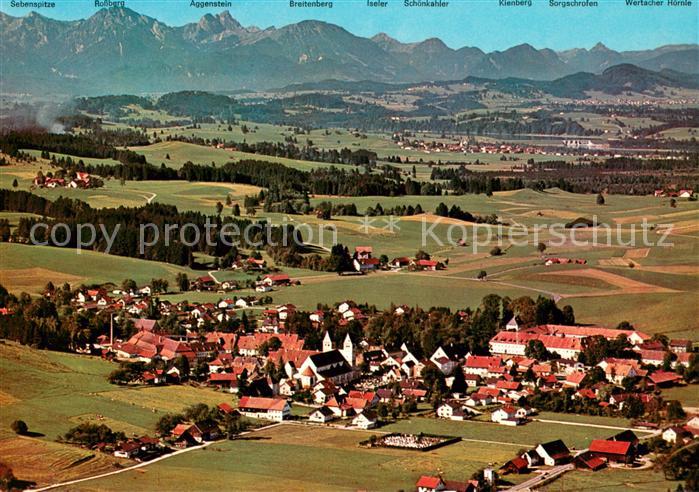 Steingaden Oberbayern Fliegeraufnahme