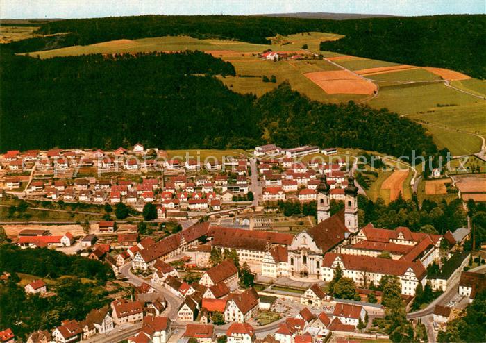 Zwiefalten Wuerttemberg Fliegeraufnahme