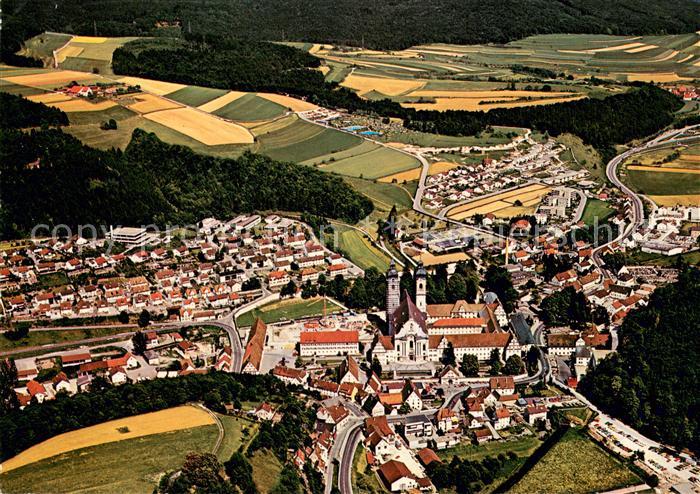 Zwiefalten Wuerttemberg Fliegeraufnahme