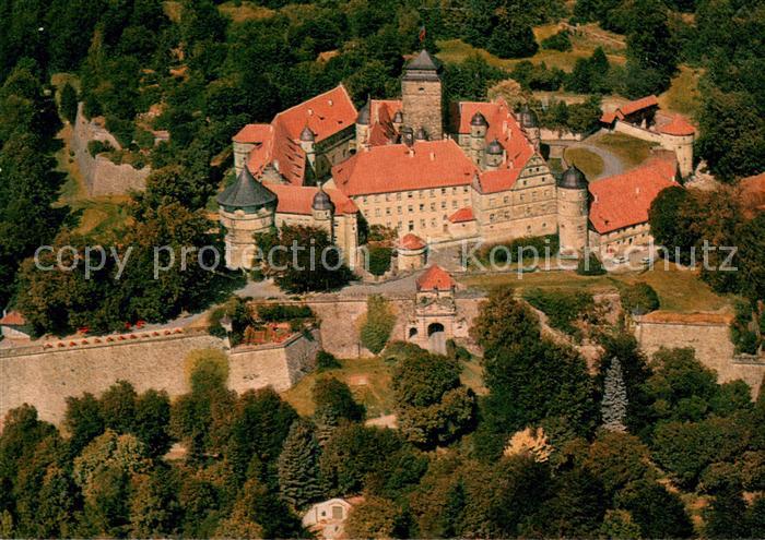 Kronach Oberfranken Veste Rosenberg Fliegeraufnahme