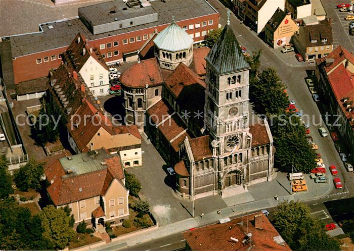 Schweinfurt Katholische Pfarrkirche Heilig Geist Fliegeraufnahme