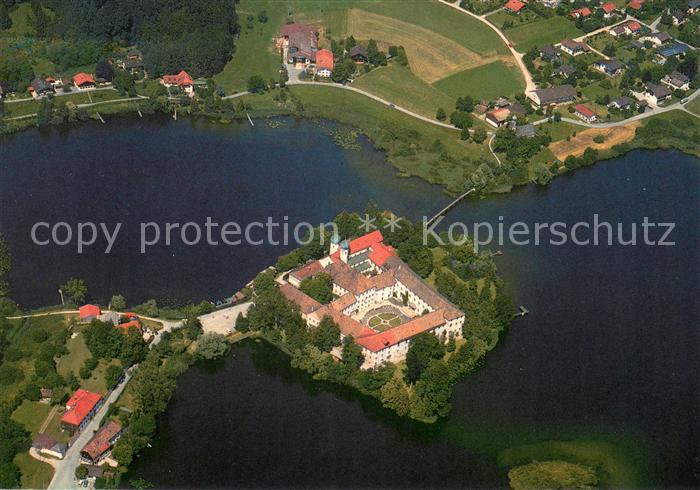 Seeon-Seebruck Kloster Seeon Fliegeraufnahme