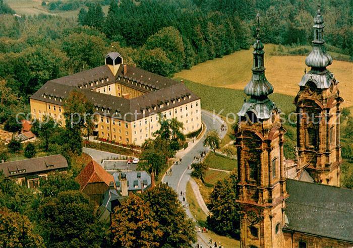 Bad Staffelstein Di?zesanhaus Vierzehnheiligen Fliegeraufnahme