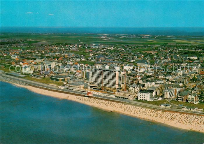 Westerland Sylt Kurzentrum Fliegeraufnahme