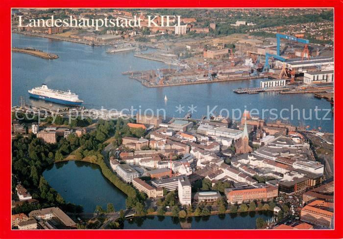 Kiel Fliegeraufnahme Hafen