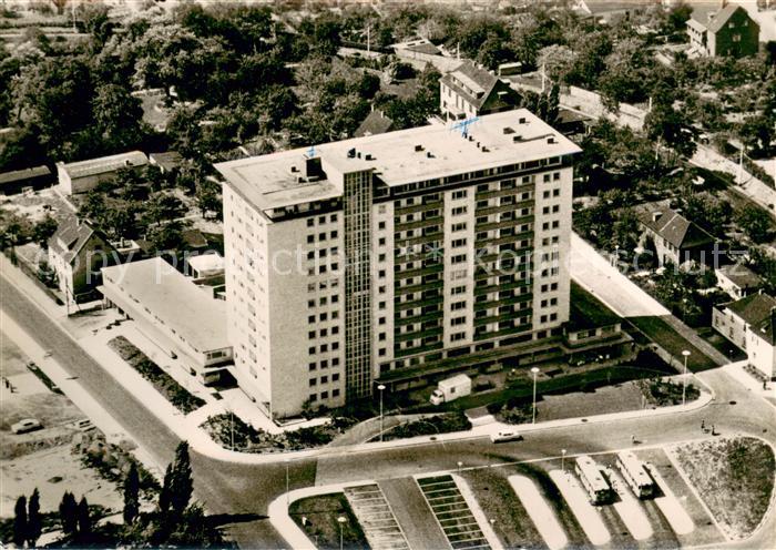 Monheim Rhein Hochhaus Rathausplatz Fliegeraufnahme