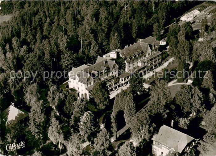 Wildbad Schwarzwald Waldsanatorium Sch?mberg Fliegeraufnahme