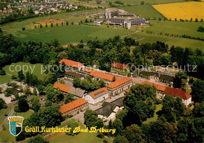 Bad Driburg Kurh?user Fliegeraufnahme