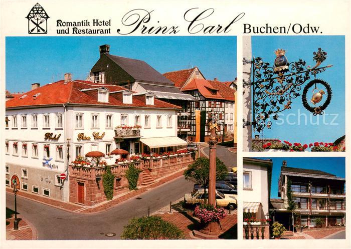 Buchen Odenwald Romantik Hotel und Restaurant Prinz Carl Wirtshausschild