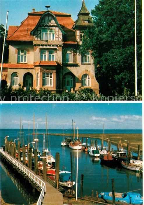 Altenbruch Nordsee Heilbad Buchhandlung Roeper Hafenpartie