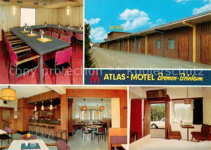 Brinkum Bremen Atlas Motel Gastraeume Bar Zimmer