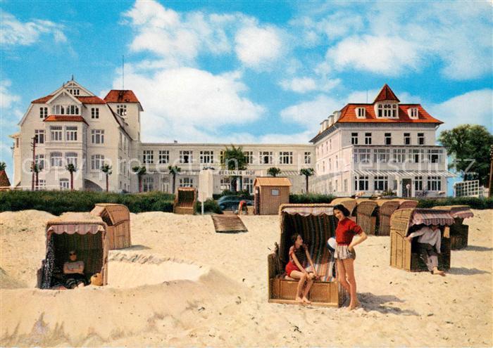Scharbeutz Ostseebad Hotel Berliner Hof Strandpartie