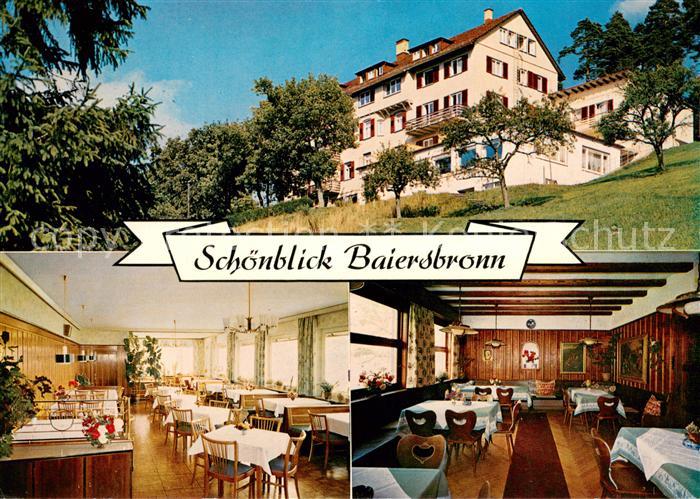 Baiersbronn Schwarzwald Erholungsheim Schoenblick Gastraeume