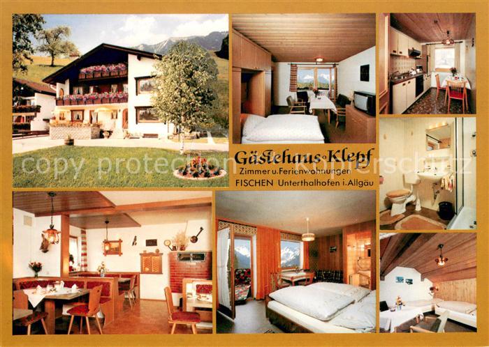 Unterthalhofen Allgaeu Gaestehaus Klepf Zimmer und Ferienwohnungen