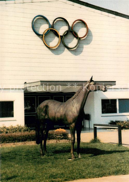 Warendorf Wunderpferdstatue Halla 1945-1979 von Hans Guenter Winkler