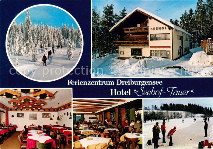Rothau Tittling Hotel Seehof Tauer Gastraeume Eisschiessen