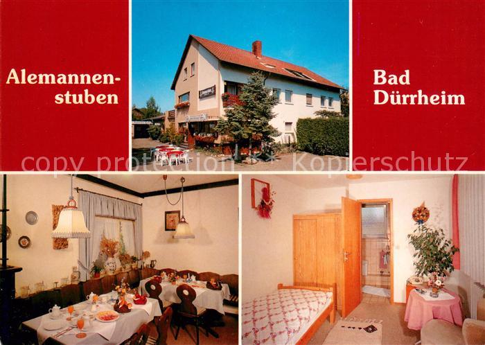Bad Duerrheim Hotel Restaurant Alemannenstuben Gaststube Zimmer