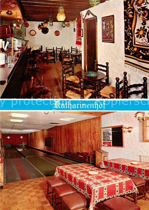 Waldmuenchen Katharinenhof Gaststube Kegelbahn