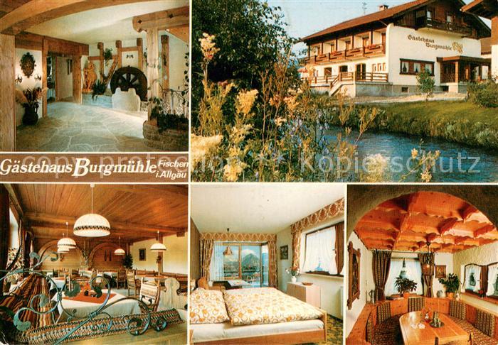 Fischen Allgaeu Gaestehaus Burgmuehle Gastraeume Zimmer