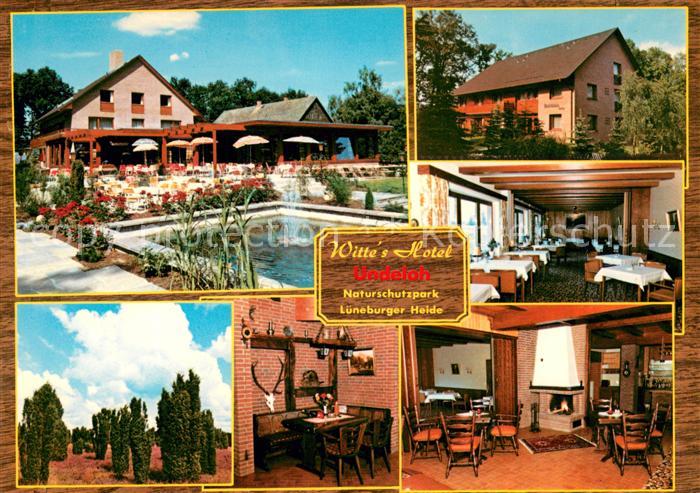 Undeloh Wittes Hotel Gastraeume Pool Kaminzimmer