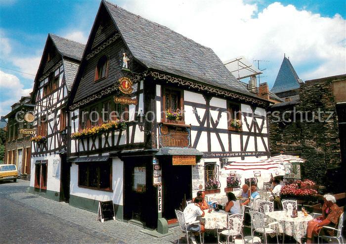 Bacharach Rhein Alte Muenze Freiterrasse
