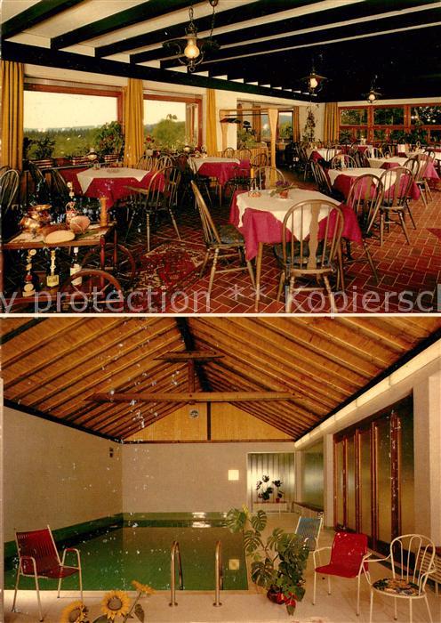 Engenhahn Wildparkhotel Hallenbad Gaststube