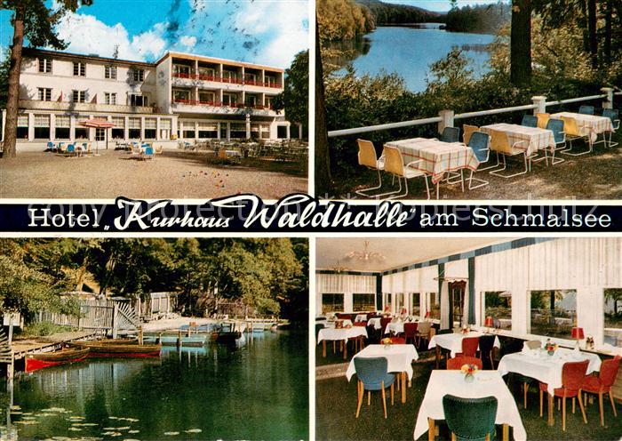 Moelln Lauenburg Hotel Kurhaus Waldhalle am Schmalsee Terrasse Gaststube