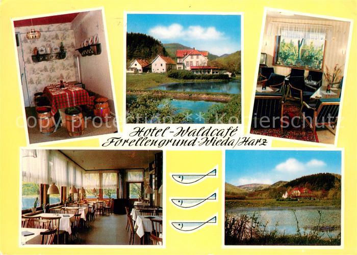 Wieda Hotel Waldcafe Forellengrund Gastraeume