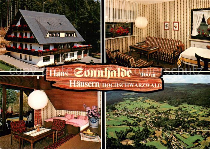 Haeusern Schwarzwald Haus Sonnhalde Gaststube Fliegeraufnahme