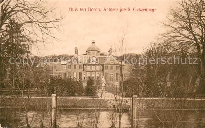 Gravenhage Huis ten Bosch Achterzijde