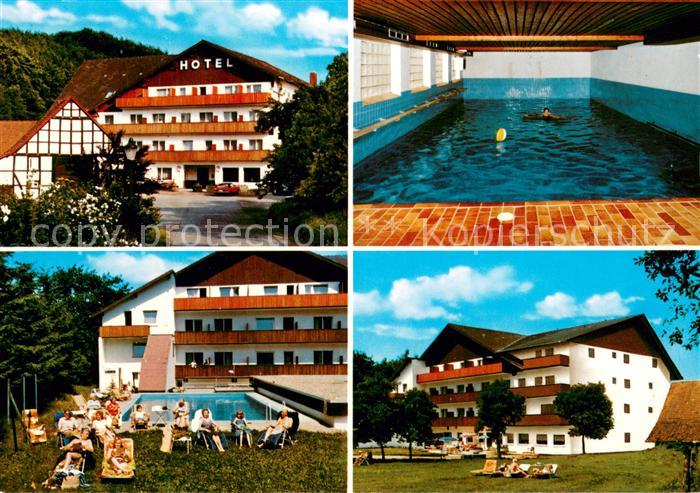 Rehren Rinteln Waldhotel Muehlenhof Hallenbad Liegewiese Pool