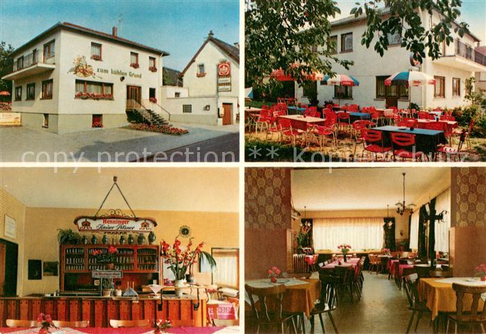 Oberjosbach Speisegaststaette Zum kuehlen Grund Terrasse Bar Gaststube