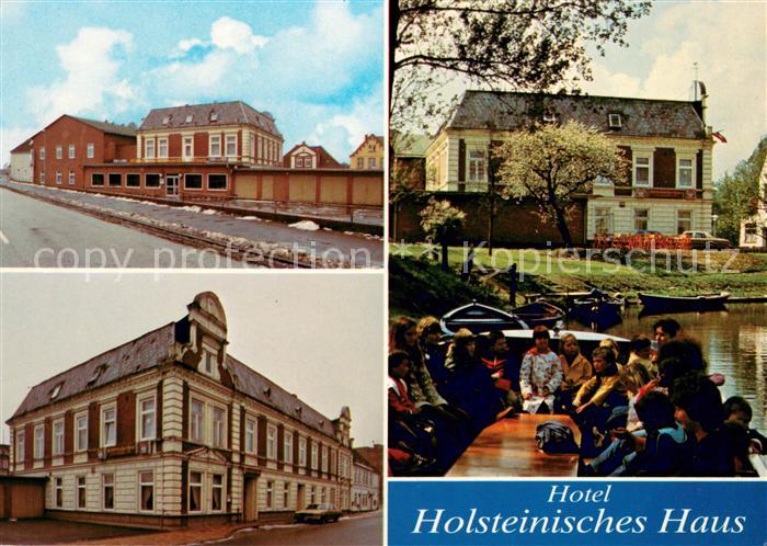 Friedrichstadt Eider Hotel Holsteinisches Haus Grachtenfahrten mit MS Draneborg