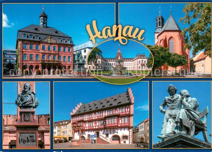 Hanau Main Rathaus Kirche Denkmaeler