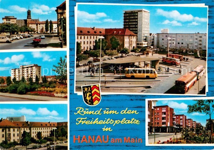 Hanau Main Orts und Teilansichten rund um den Freiheitsplatz